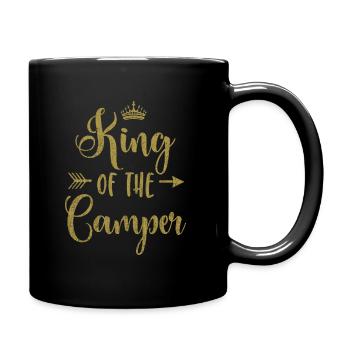 Camper Camping King Caravan Motorhome Hommes - Mug uni - noir - Droite