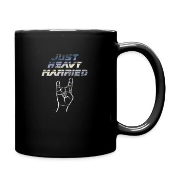 just heavy married - Mug uni - noir - Droite