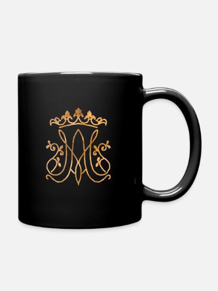 Monogramme Ave Maria - Mug uni - noir