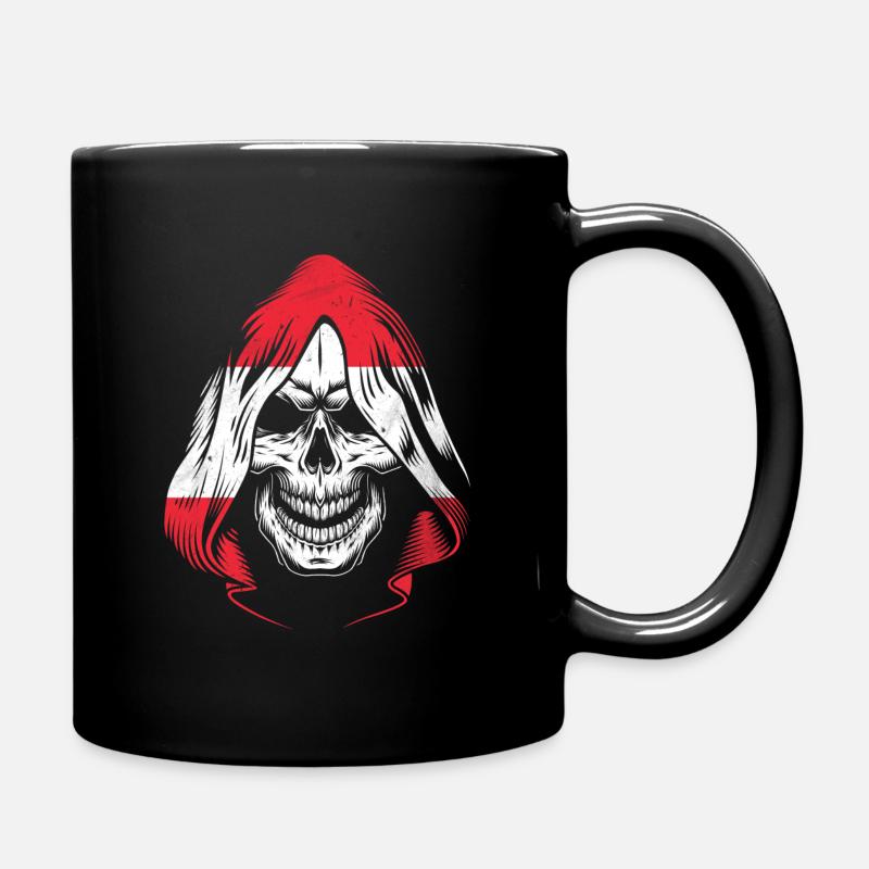 Österreich - Tasse einfarbig - Schwarz
