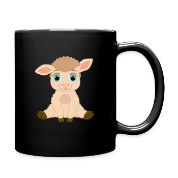 Lamb - Lamb - Full Colour Mug - black - Right