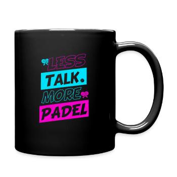 Padel Padel Player Padeltennis Neon Padel Coach - Full Colour Mug - black - Right
