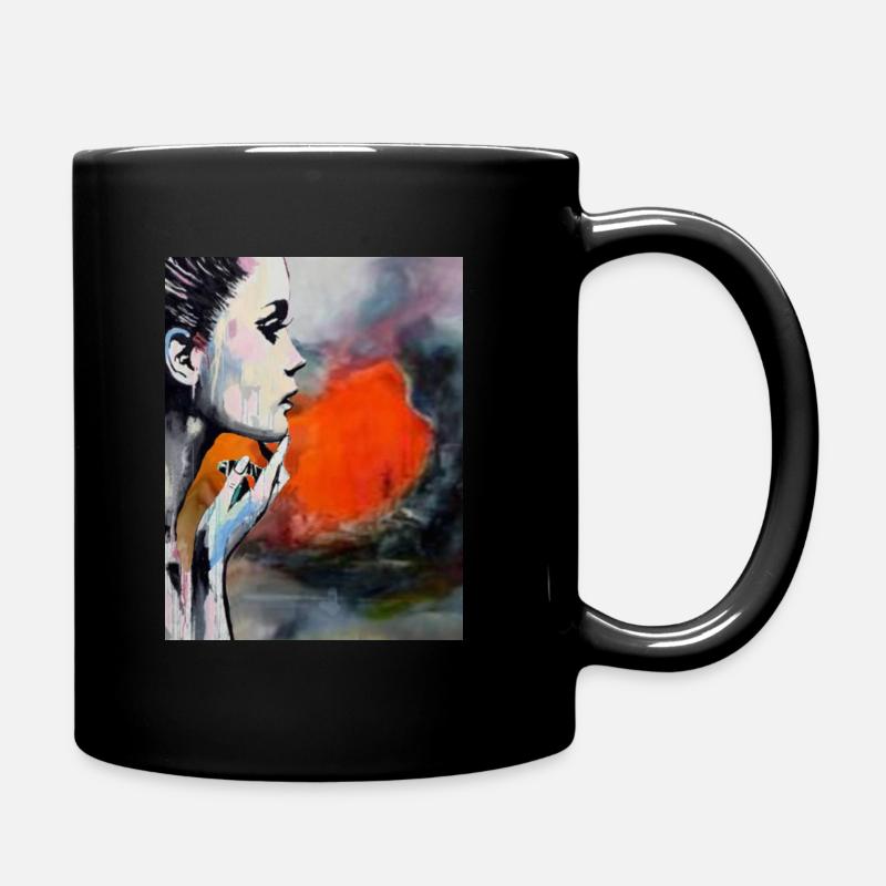 Femme pensive - Mug uni - noir