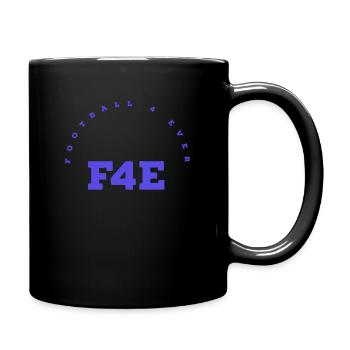 Football 4 ever - Tasse einfarbig - Schwarz - Rechts