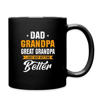 Idée cadeau arrière-grand-père Papa Grand-père Arrière-grand-père - Mug uni - noir - Droite