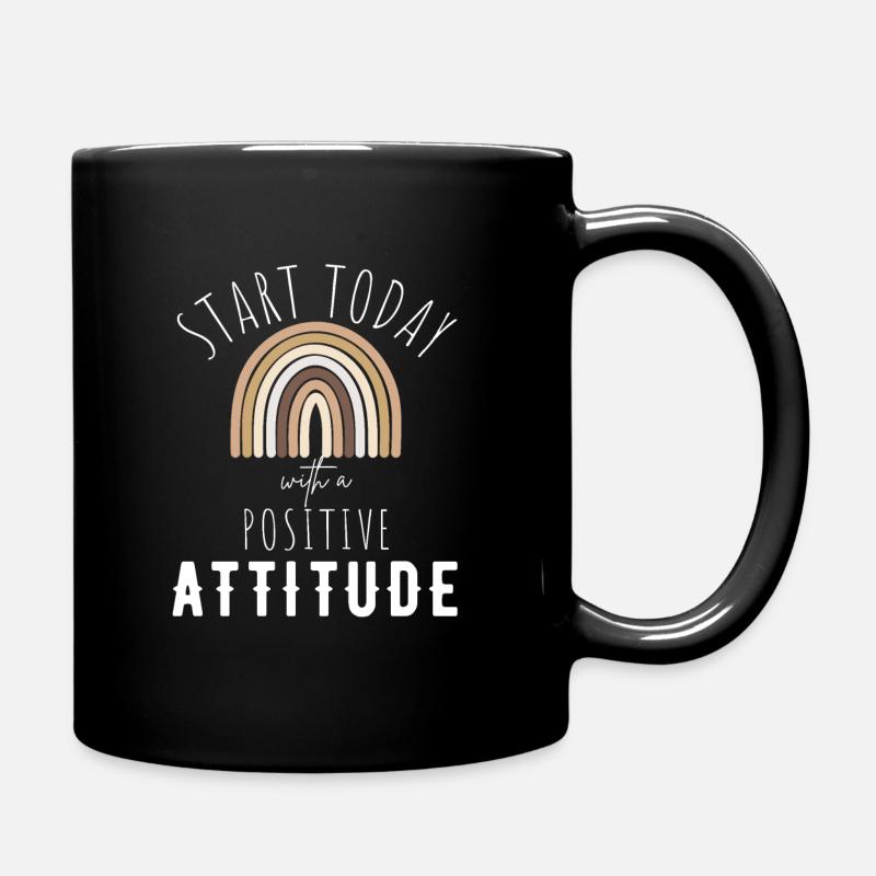 Success MINDSET Motivation Inspiration - Full Colour Mug - black