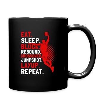 Basketball Bball Basketball Basketball Player Idée cadeau - Mug uni - noir - Droite