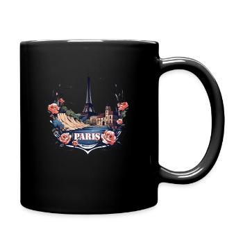 Tee shirt Paris - Mug uni - noir - Droite