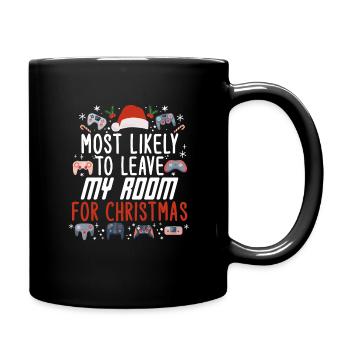 Noël Noël Gamer Gaming Dire Humour Drôle - Mug uni - noir - Droite