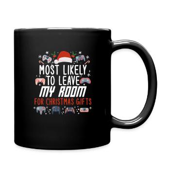 Noël Noël Gamer Gaming Dire Humour Drôle - Mug uni - noir - Droite