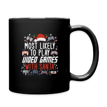 Noël Gamer Gaming Dire Drôle Humour Noël - Mug uni - noir - Droite