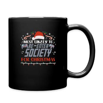 Weihnachten Gamer Gaming Spruch Humor Lustig Xmas - Tasse einfarbig - Schwarz - Rechts