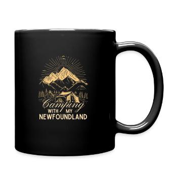Newfoundland Camping Hiking Outdoor - Full Colour Mug - black - Right
