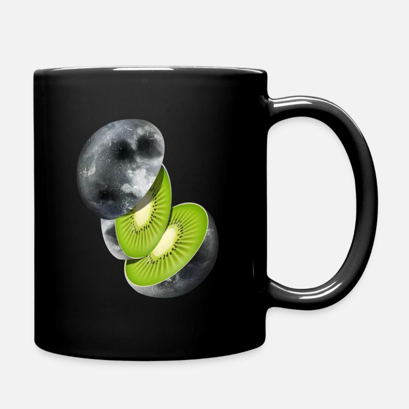Kiwi Moon - Tasse einfarbig - Schwarz