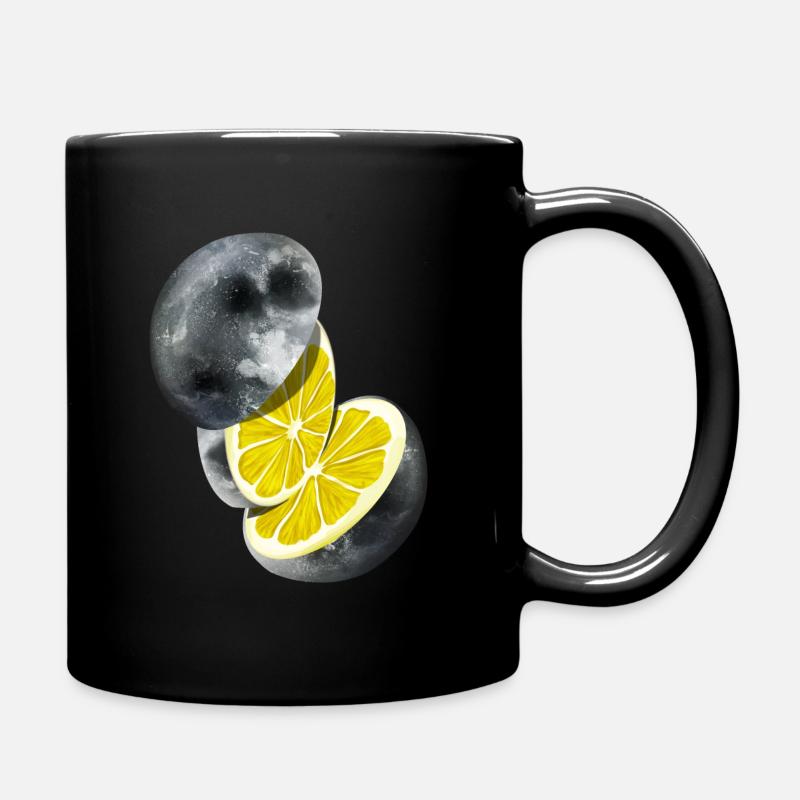 Lemon Moon - Full Colour Mug - black