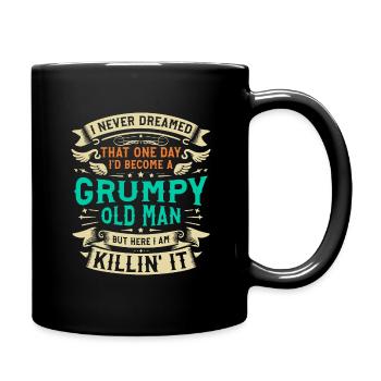 Idée de cadeau grand-père grand-père Devenez un vieil homme - Mug uni - noir - Droite