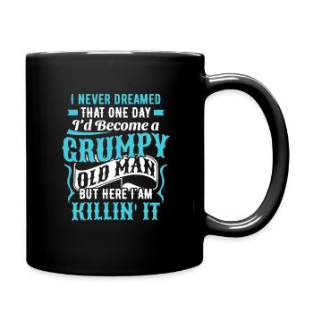 Idée de cadeau grand-père grand-père Devenez un vieil homme - Mug uni - noir - Droite