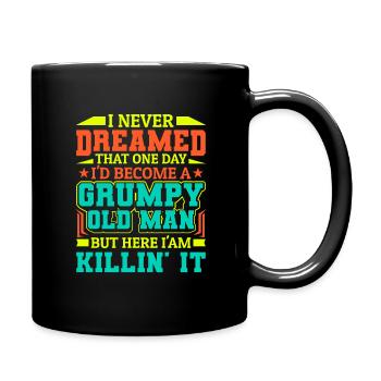 Opa Großvater Geschenkidee Become A Grumpy Old Man - Mug uni - noir - Droite