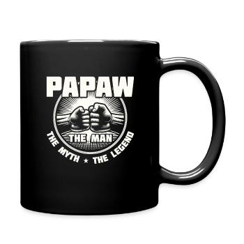 Papa Grand-père Idée Cadeau Papaw Dire Humour Père - Mug uni - noir - Droite