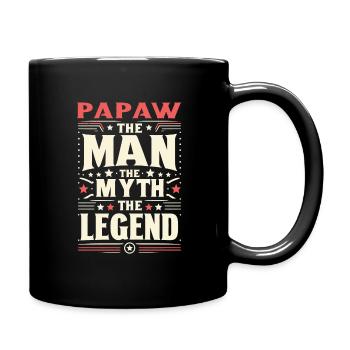 Papa Grand-père Père Idée Cadeau Papaw Dire Humour - Mug uni - noir - Droite