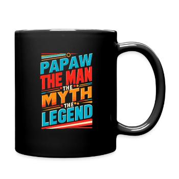 Papa Père Grand-père Idée Cadeau Papaw Dire Humour - Mug uni - noir - Droite