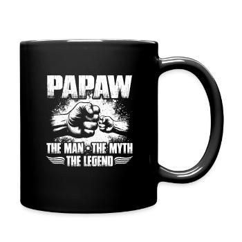 Papa Père Grand-père Idée Cadeau Papaw Dire Humour - Mug uni - noir - Droite
