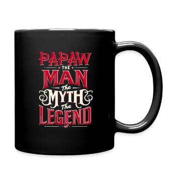 Papa Père Grand-père Idée Cadeau Papaw Dire Humour - Mug uni - noir - Droite