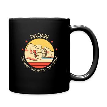 Papa Père Grand-père Idée Cadeau Papaw Dire Humour - Mug uni - noir - Droite