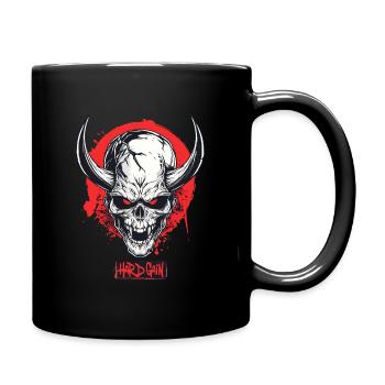 T Shirt Design Hard Gain - Tasse einfarbig - Schwarz - Rechts