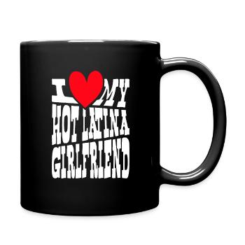 Paare Liebe Herz Freund Geschenkidee Beziehung - Tasse einfarbig - Schwarz - Rechts