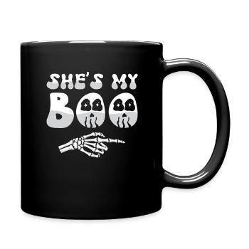 Halloween Dire Hommes Drôle Elle Est Mon Boo - Mug uni - noir - Droite