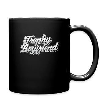 Freund Paare Liebe Beziehung Partner Geschenkidee - Tasse einfarbig - Schwarz - Rechts