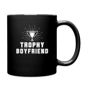Freund Paare Liebe Beziehung Partner Geschenkidee - Tasse einfarbig - Schwarz - Rechts