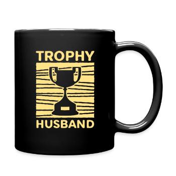 Ehemann Bräutigam Heirat Hochzeit Geschenkidee - Tasse einfarbig - Schwarz - Rechts