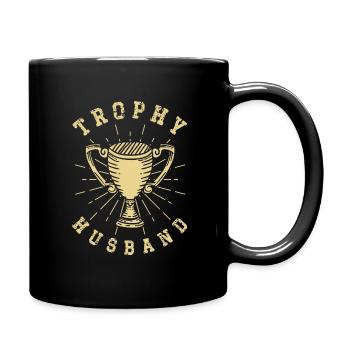 Ehemann Bräutigam Heirat Hochzeit Geschenkidee - Tasse einfarbig - Schwarz - Rechts