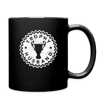 Ehemann Bräutigam Heirat Hochzeit Geschenkidee - Tasse einfarbig - Schwarz - Rechts