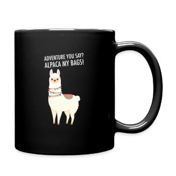 Alpaca My Bags... - Mug uni - noir - Droite
