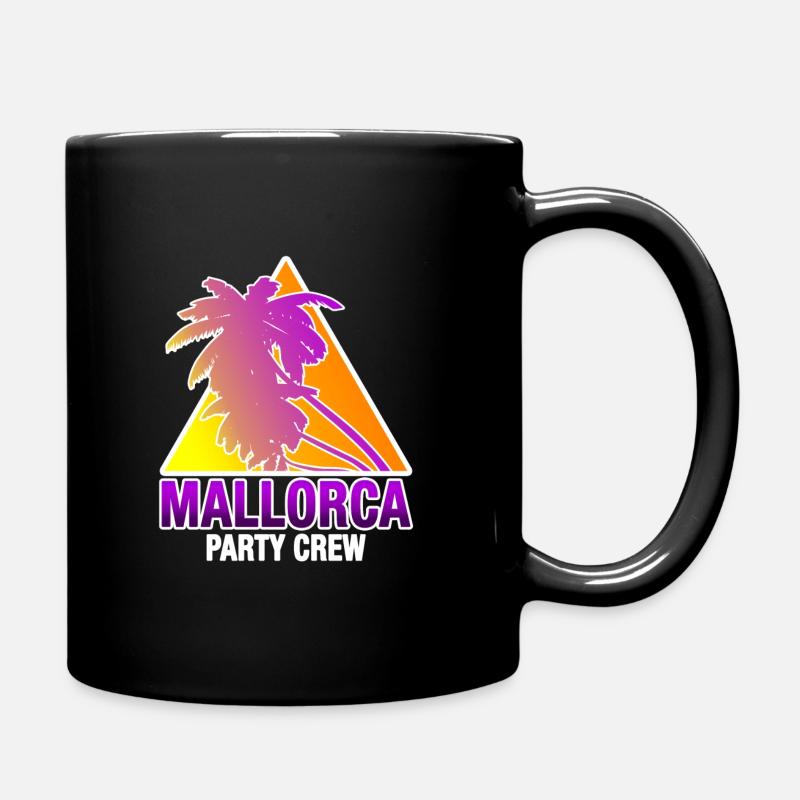 Mallorca Party Crew Insel Spanien Urlaub Ferien - Tasse einfarbig - Schwarz