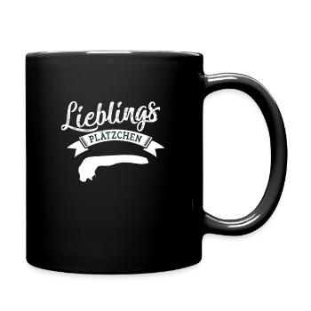 Favourite place Langeoog - Full Colour Mug - black - Right
