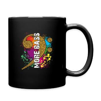 MORE BASS - Full Colour Mug - black - Right