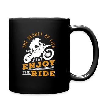 Motocross - Mug uni - noir - Droite