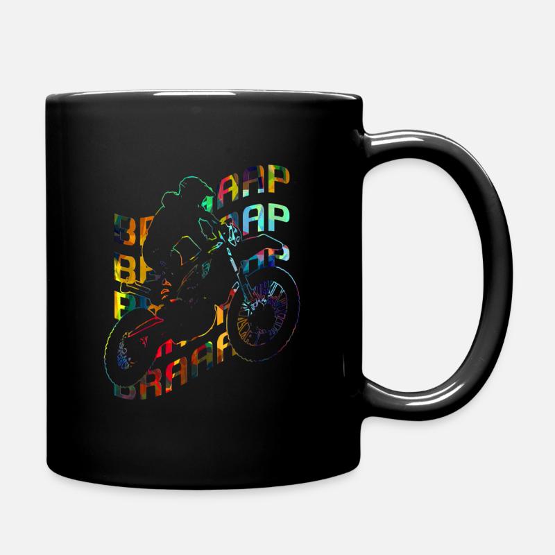 Motocross - Full Colour Mug - black