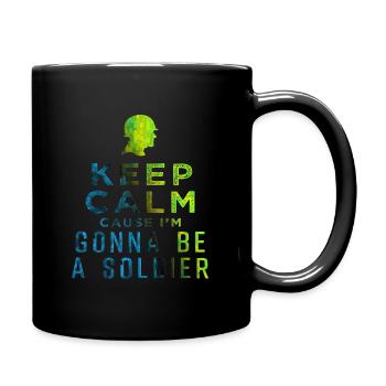 Soldier - Full Colour Mug - black - Right