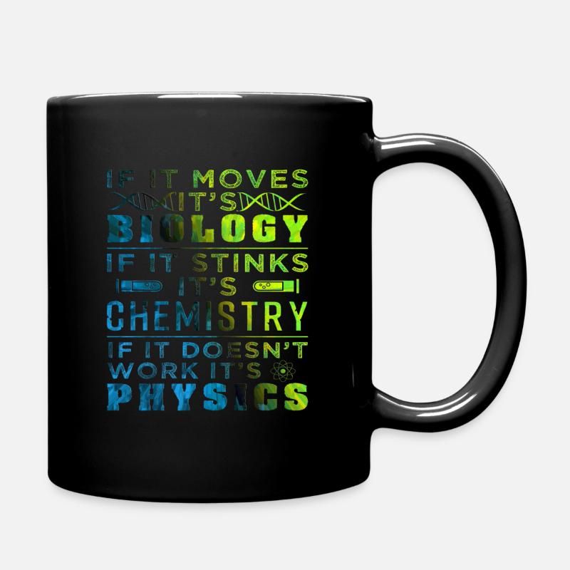Biology - Full Colour Mug - black