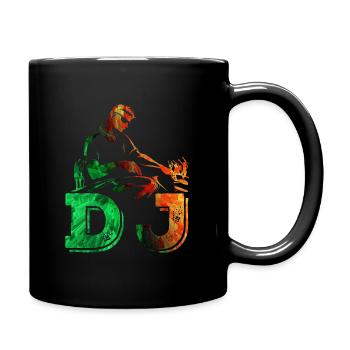 Disc jockey - Full Colour Mug - black - Right