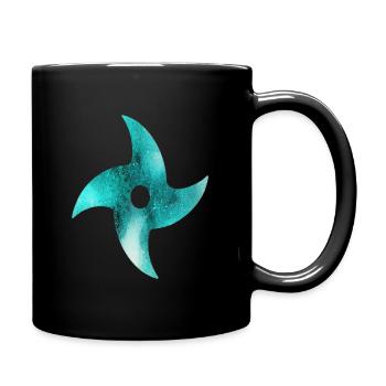 Ninja - Tasse einfarbig - Schwarz - Rechts