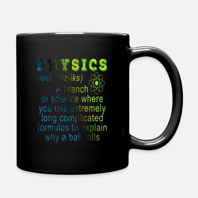 Physik - Tasse einfarbig - Schwarz