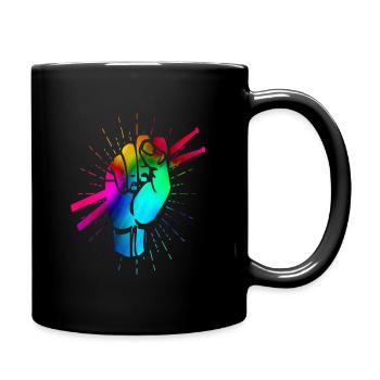 Percussion - Full Colour Mug - black - Right