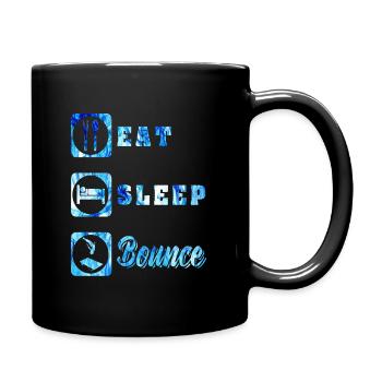 Trampoline - Mug uni - noir - Droite