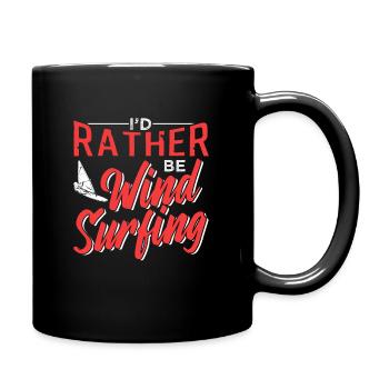 Windsurfing - Full Colour Mug - black - Right